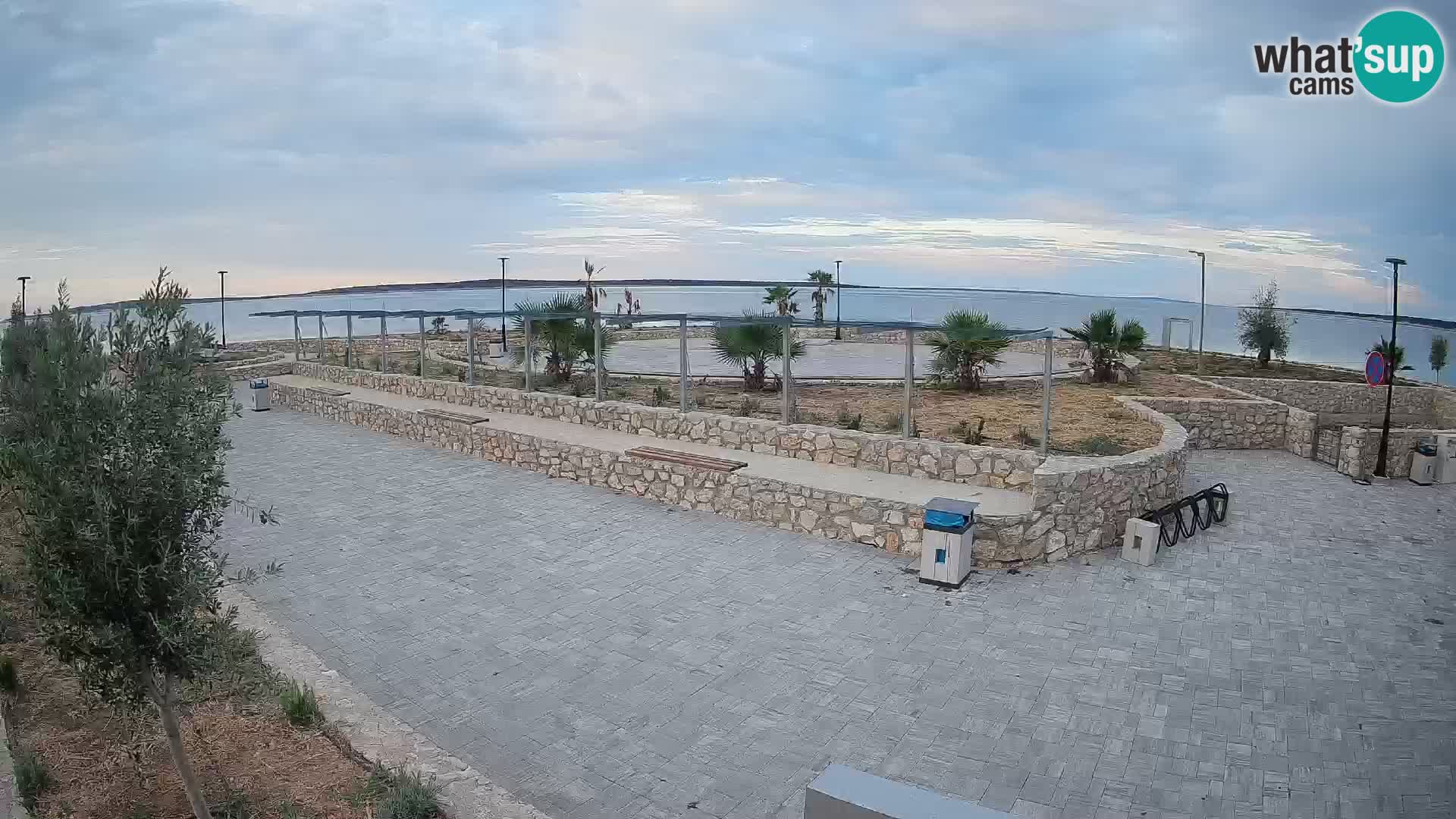 Webcam Mandre – Escenario de verano Velika điga | Isla de Pag