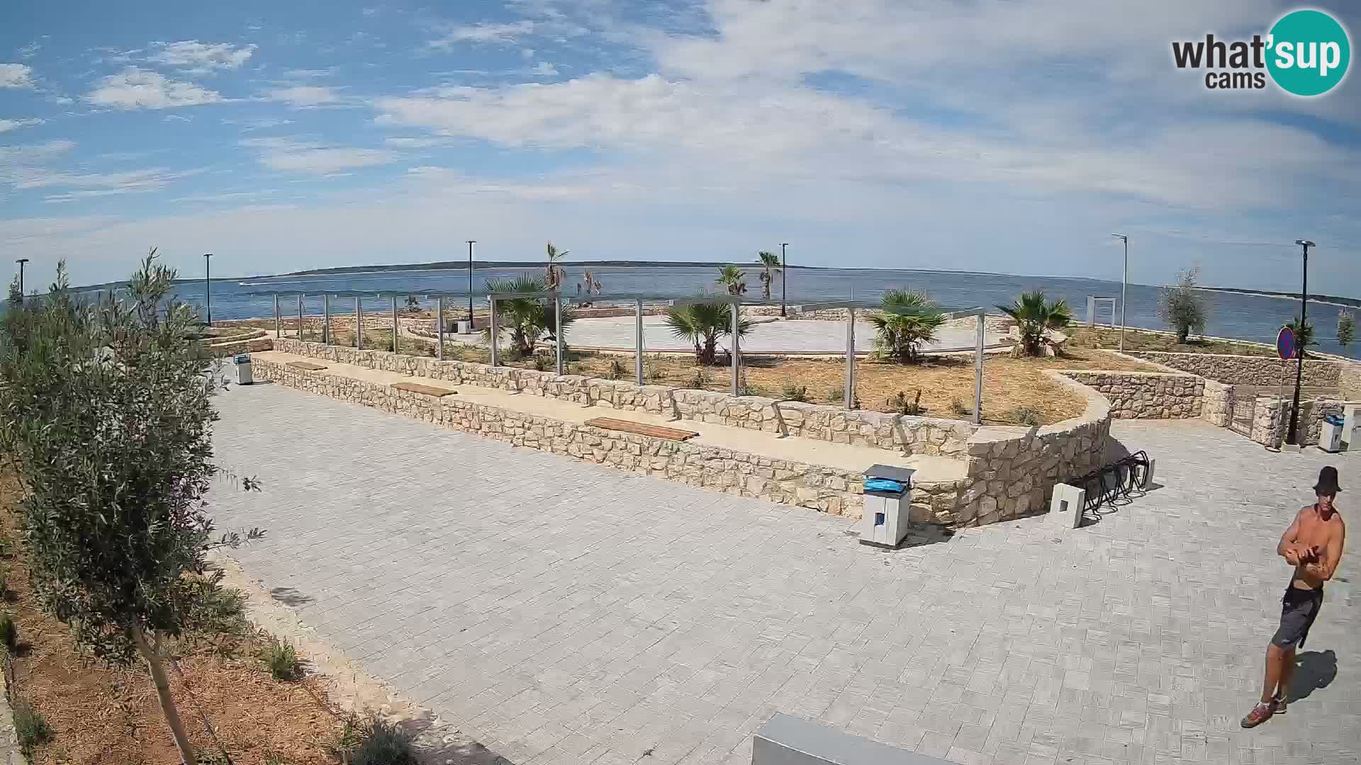 Mandre Summer Stage Webcam – Velika điga | Pag Island