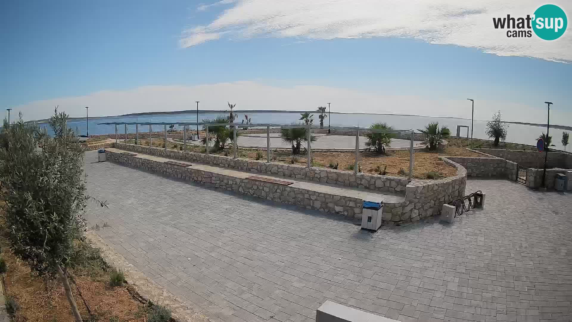 Webcam Mandre – Scène estivale Velika điga | Île de Pag