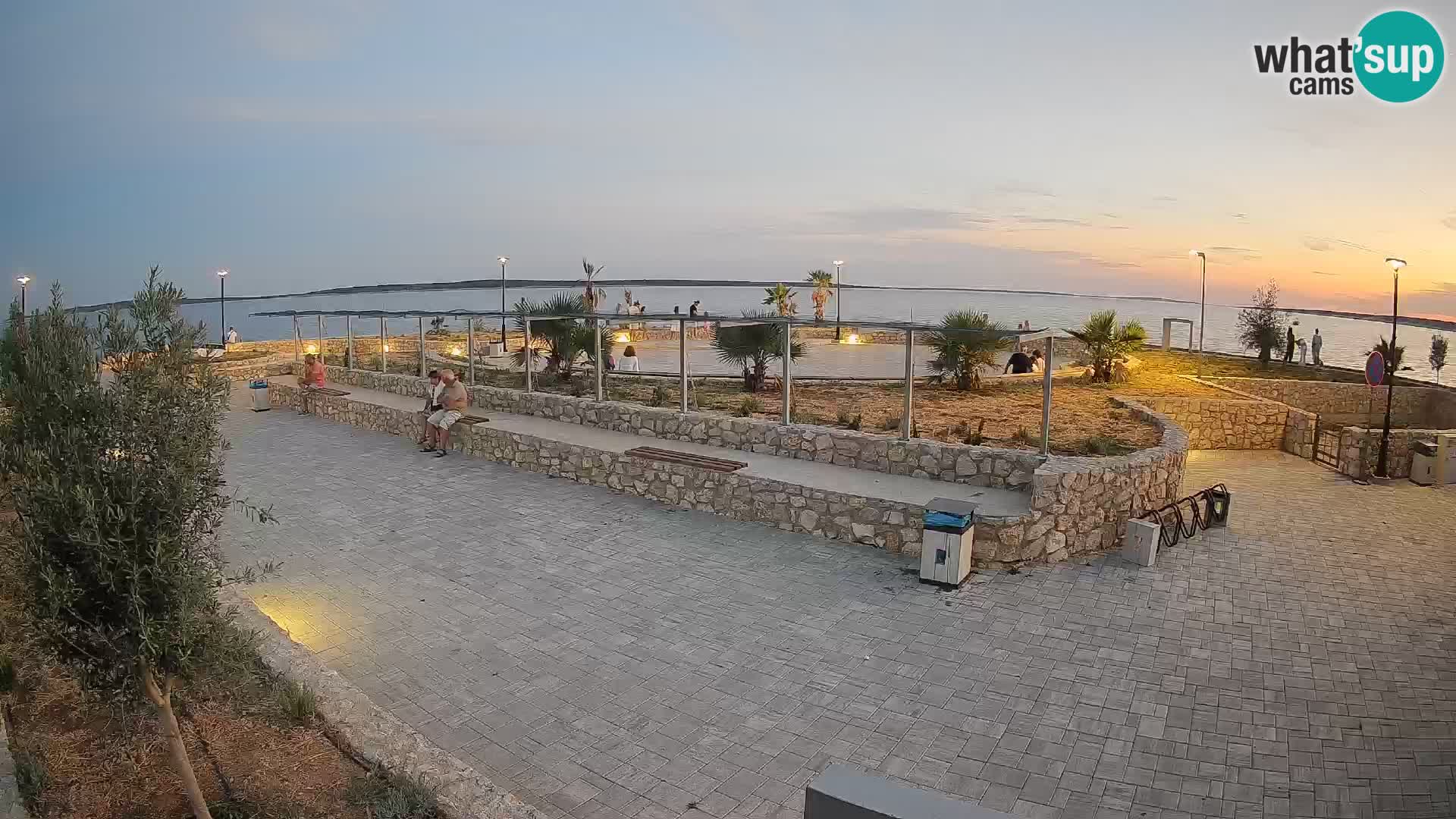 Webcam Mandre – Scène estivale Velika điga | Île de Pag