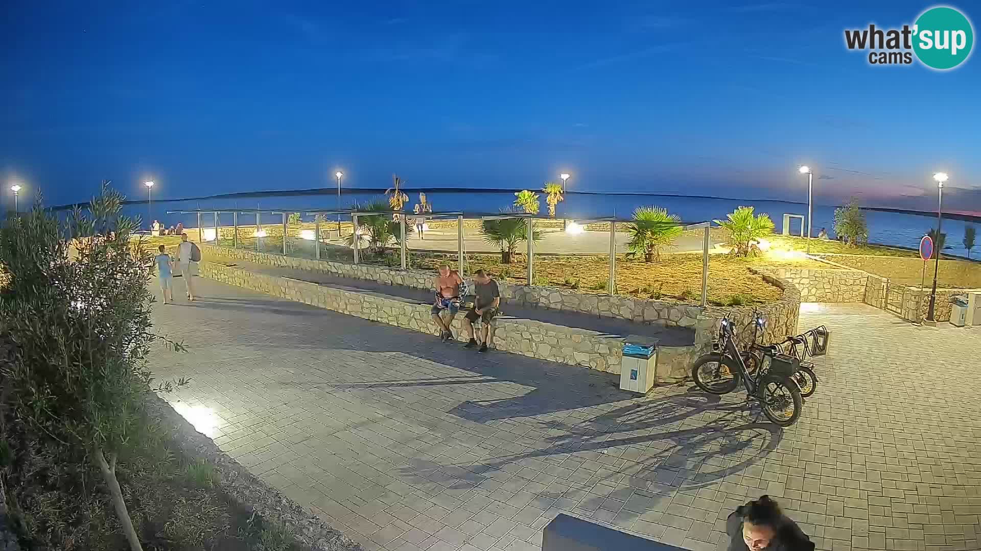 Webcam Mandre – Escenario de verano Velika điga | Isla de Pag