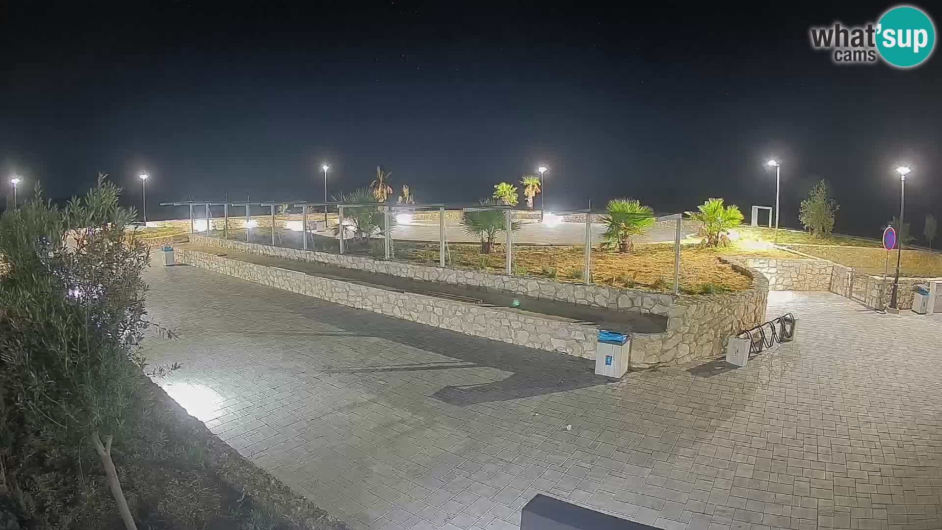 Webcam Mandre – Scène estivale Velika điga | Île de Pag