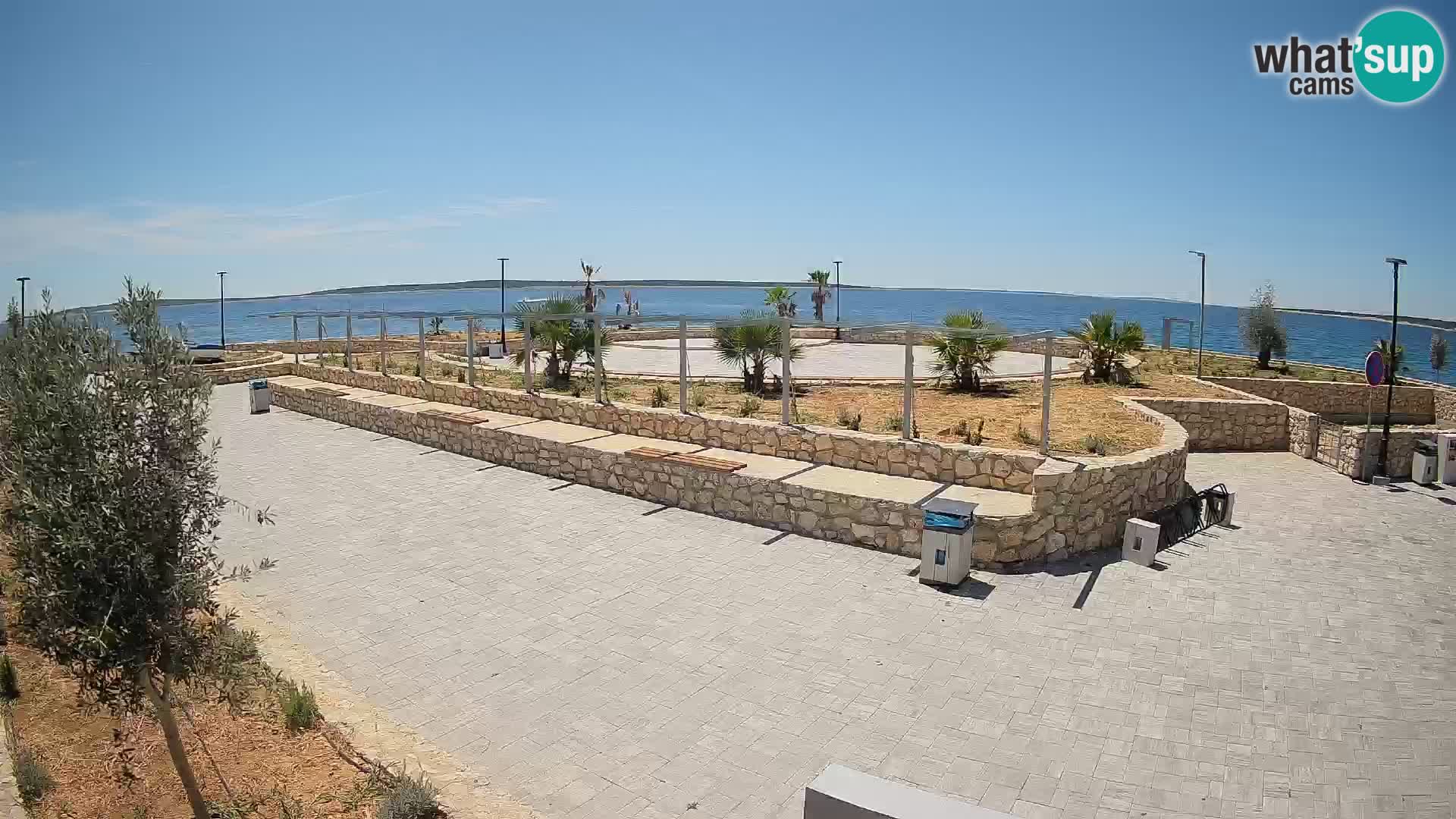 Webcam Mandre – Escenario de verano Velika điga | Isla de Pag