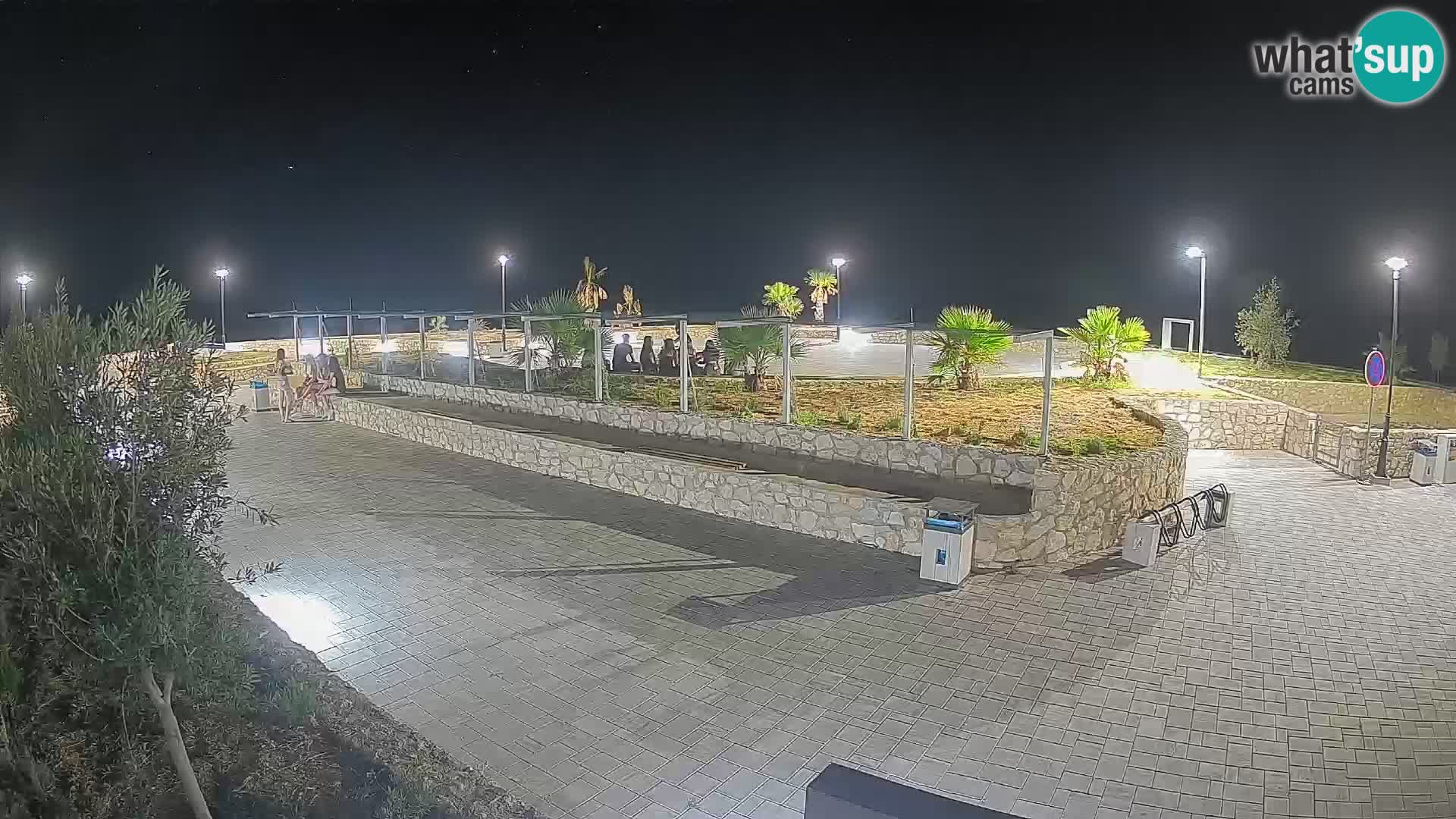 Webcam Mandre – Escenario de verano Velika điga | Isla de Pag