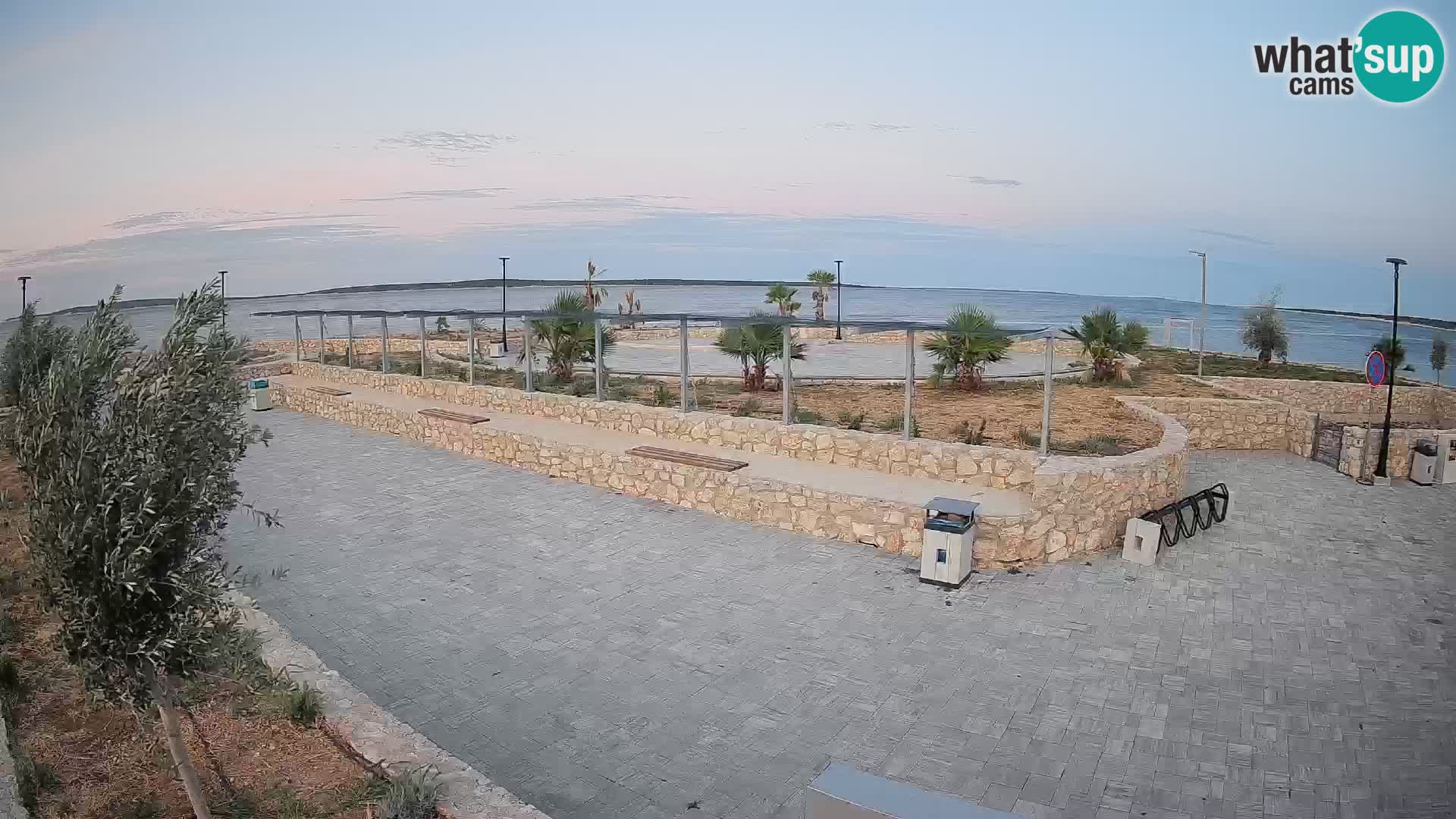 Webcam Mandre – Escenario de verano Velika điga | Isla de Pag