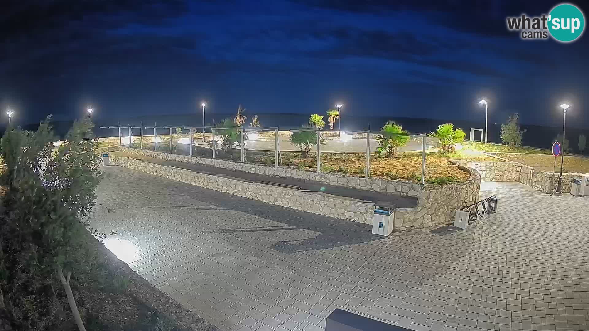 Webcam Mandre – Escenario de verano Velika điga | Isla de Pag