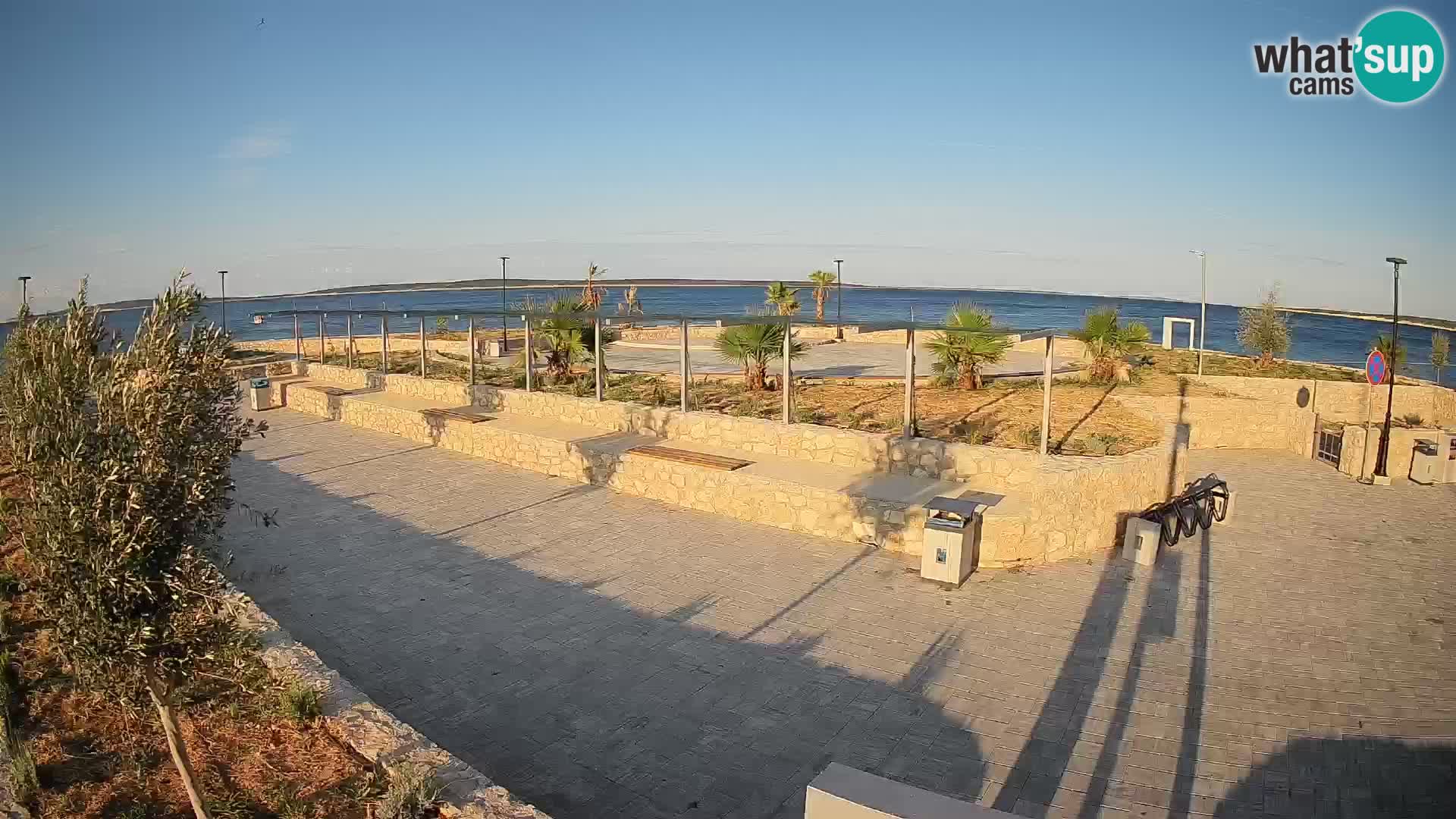 Webcam Mandre – Escenario de verano Velika điga | Isla de Pag