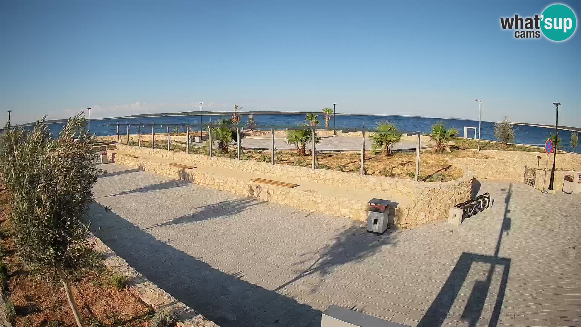 Webcam Mandre – Escenario de verano Velika điga | Isla de Pag