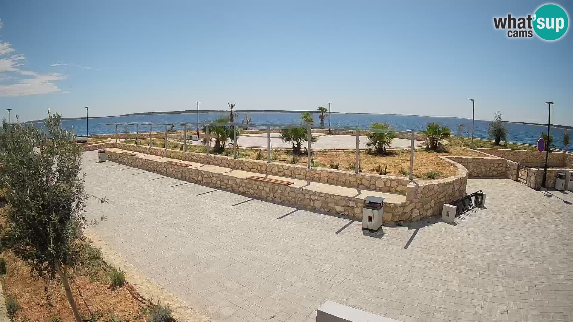 Webcam Mandre – Palco estivo Velika điga | Isola di Pag