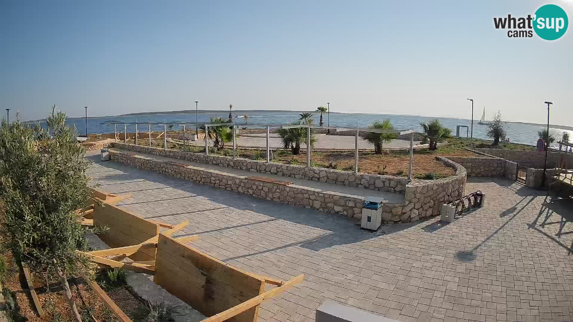 Mandre Summer Stage Webcam – Velika điga | Pag Island