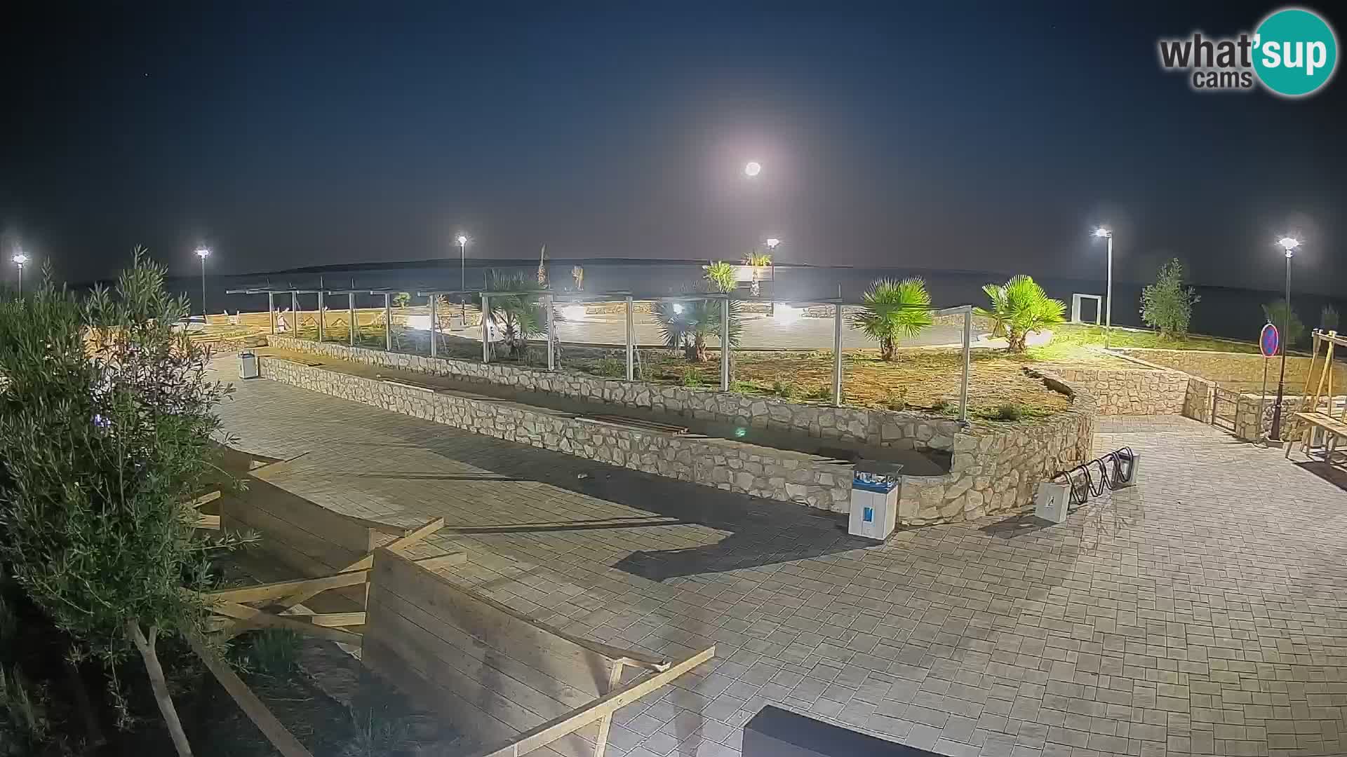 Webcam Mandre – Scène estivale Velika điga | Île de Pag