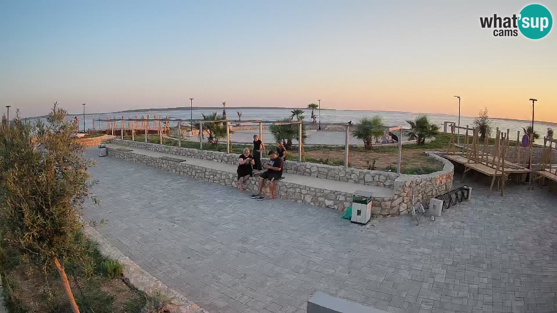 Webcam Mandre – Escenario de verano Velika điga | Isla de Pag
