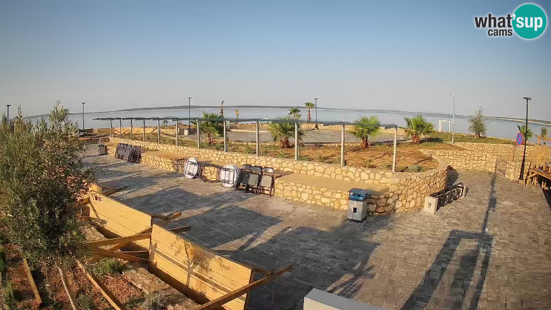 Webcam Mandre – Escenario de verano Velika điga | Isla de Pag