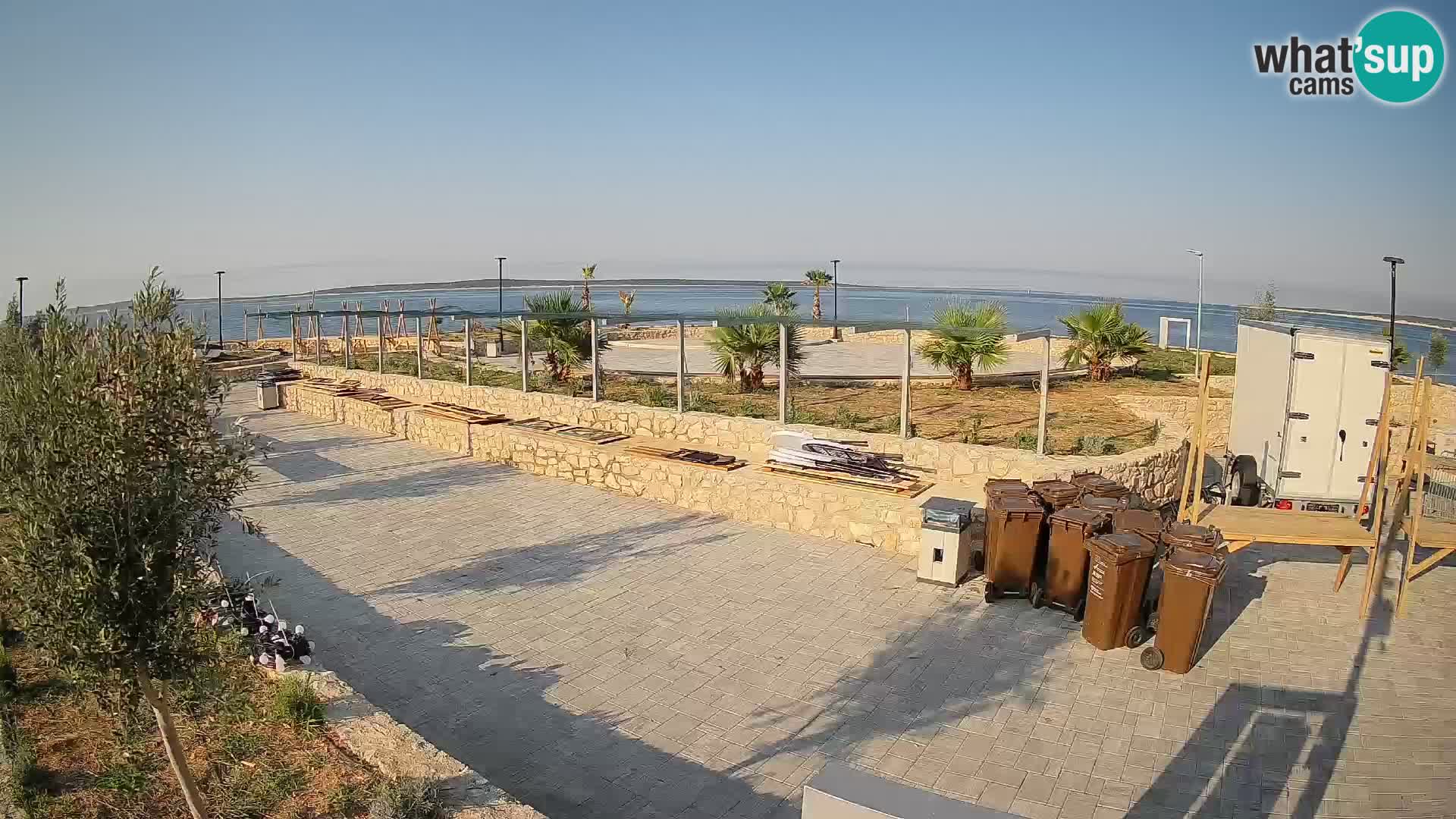 Webcam Mandre – Palco estivo Velika điga | Isola di Pag