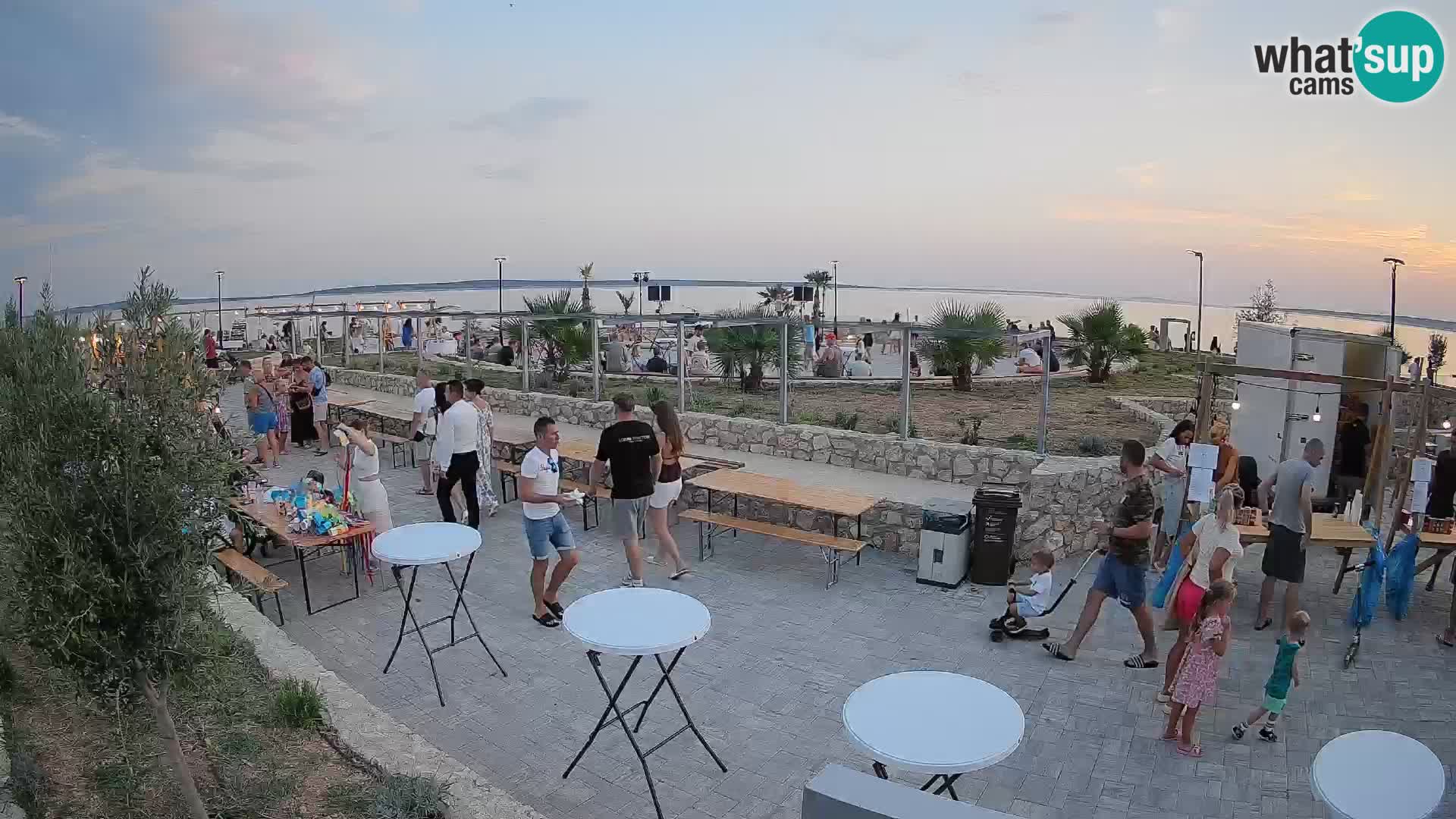 Webcam Mandre – Palco estivo Velika điga | Isola di Pag
