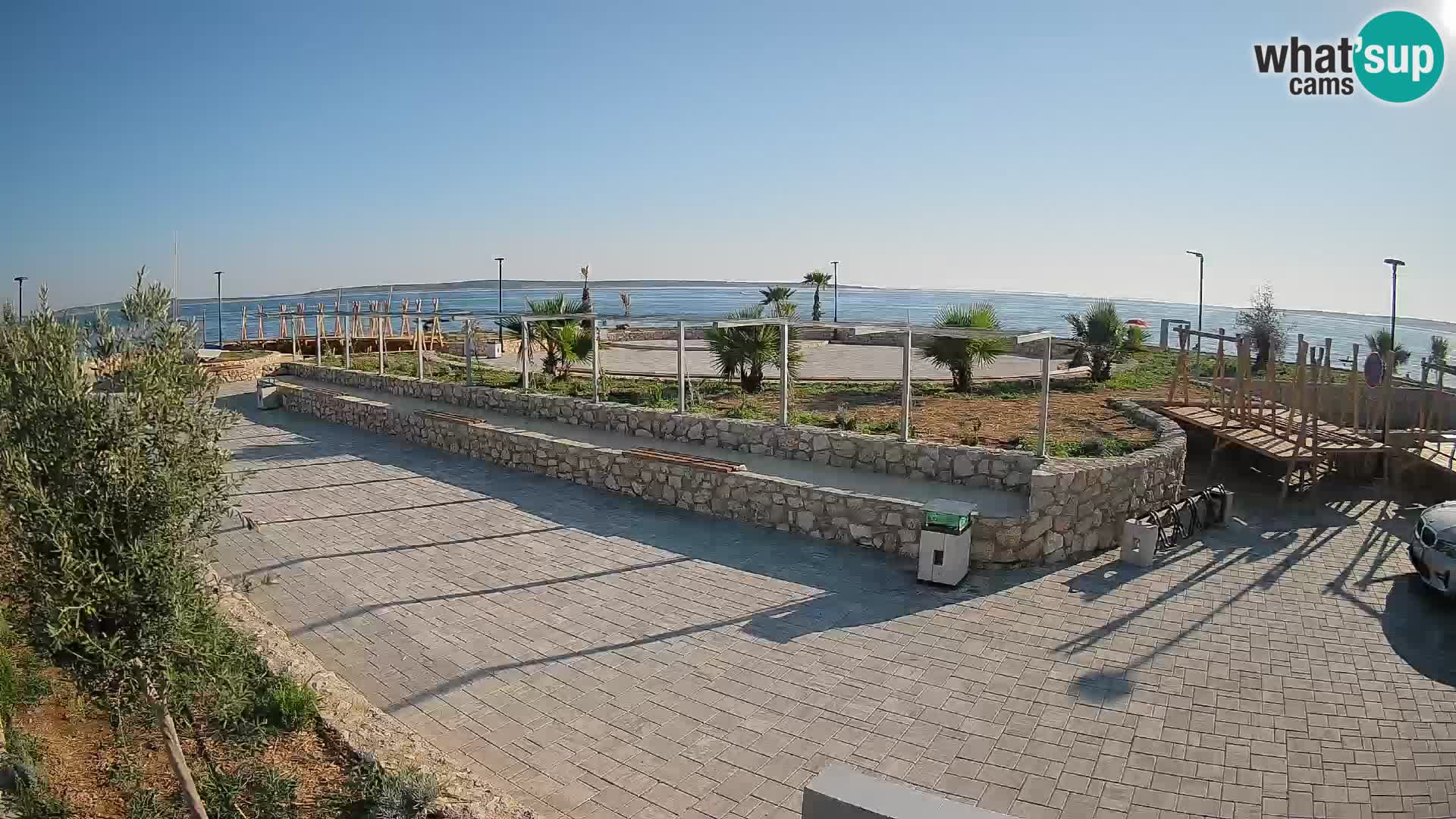 Webcam Mandre – Scène estivale Velika điga | Île de Pag