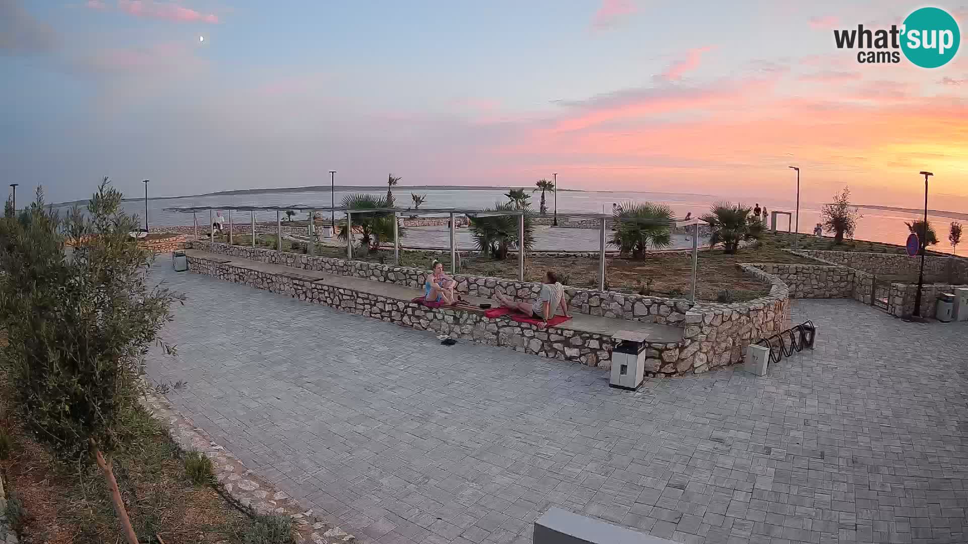 Webcam Mandre – Escenario de verano Velika điga | Isla de Pag