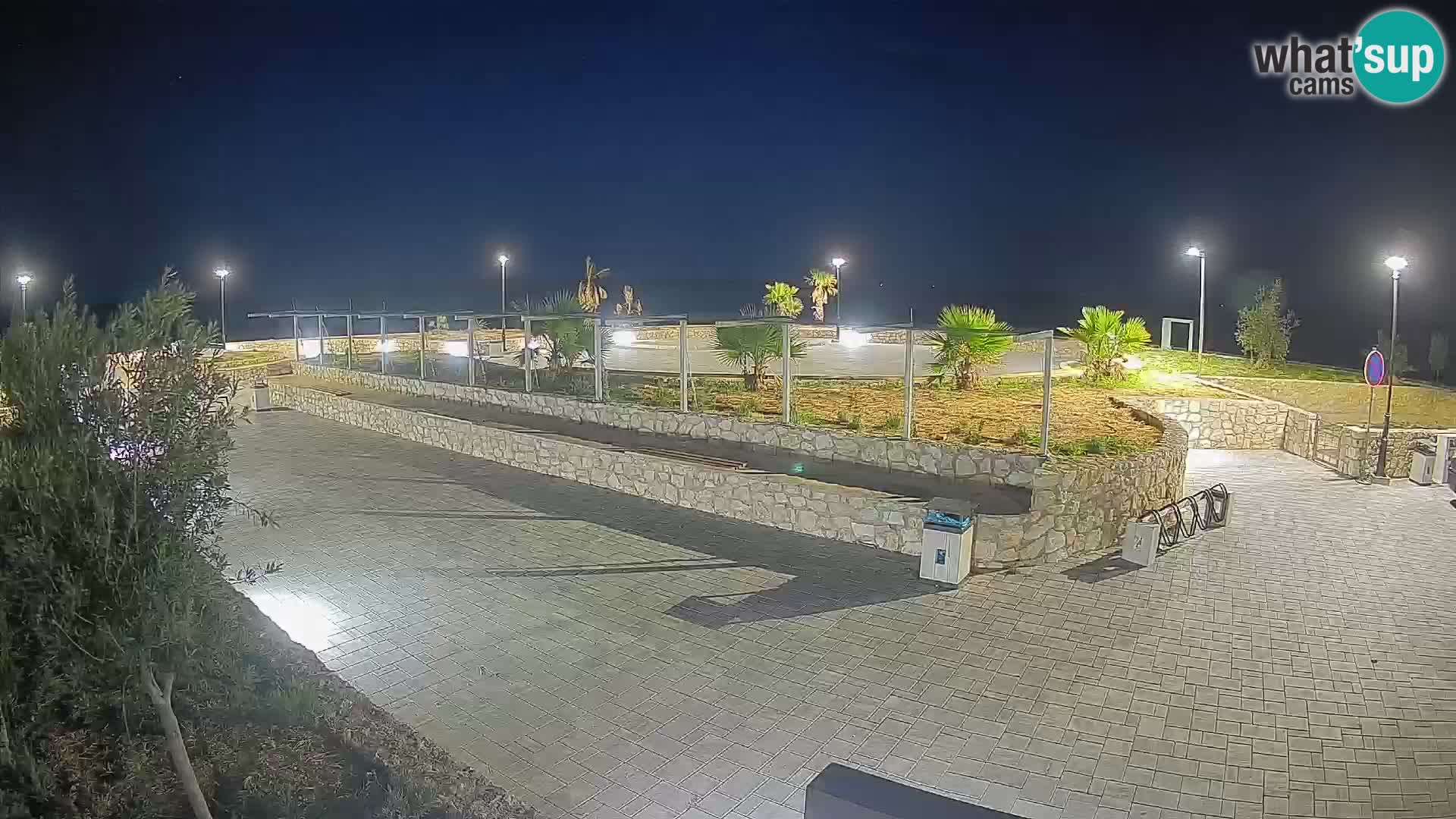 Webcam Mandre – Scène estivale Velika điga | Île de Pag