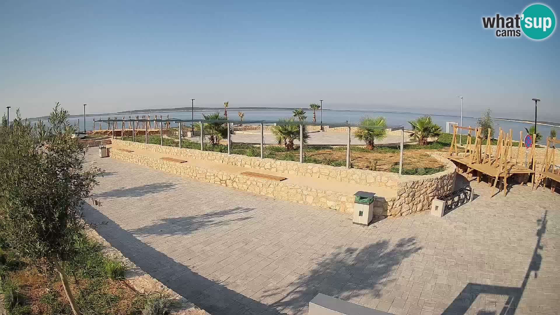 Mandre Summer Stage Webcam – Velika điga | Pag Island