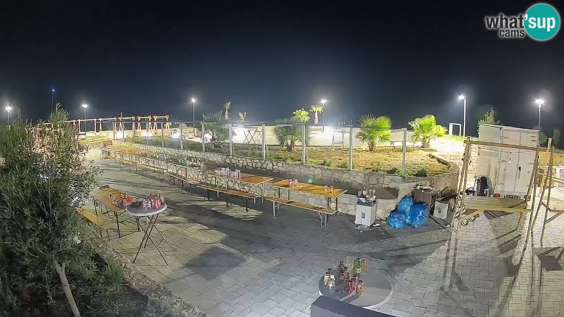 Webcam Mandre – Palco estivo Velika điga | Isola di Pag