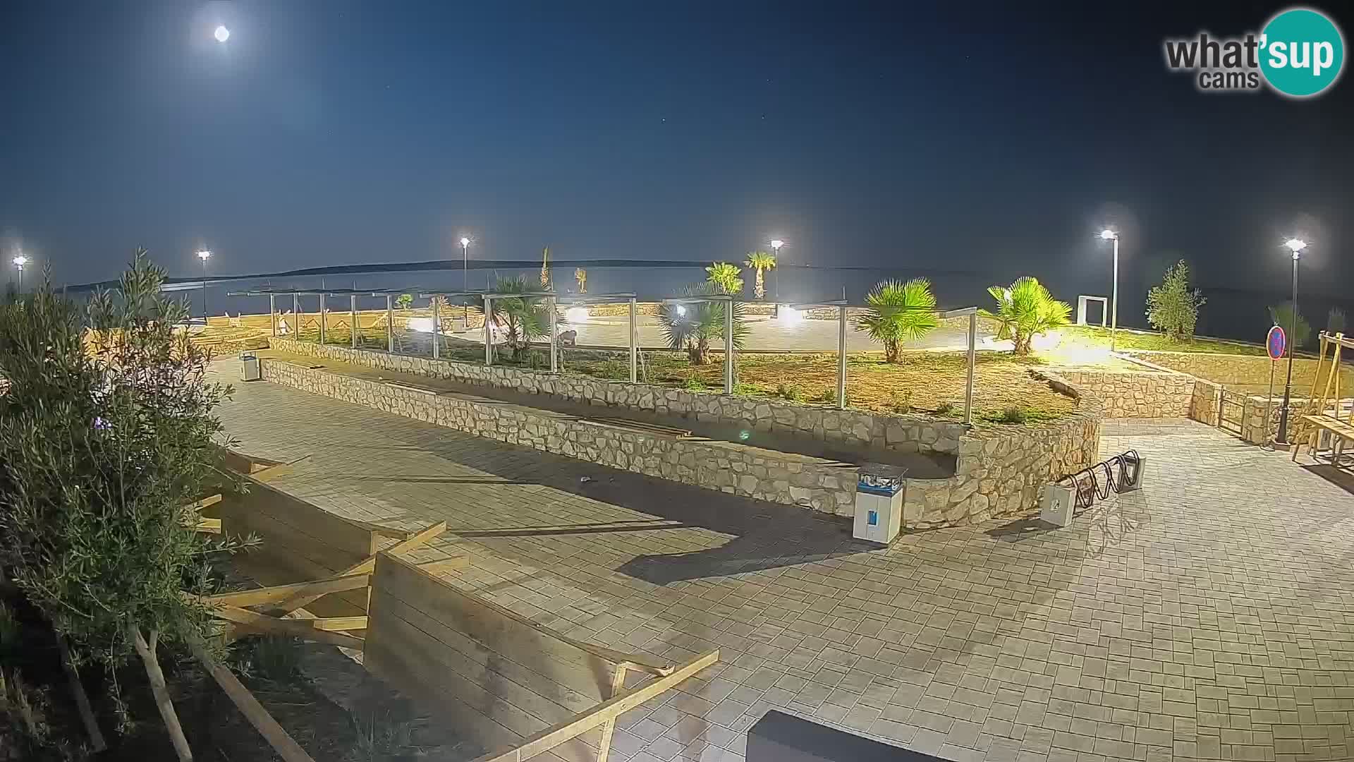 Mandre Summer Stage Webcam – Velika điga | Pag Island