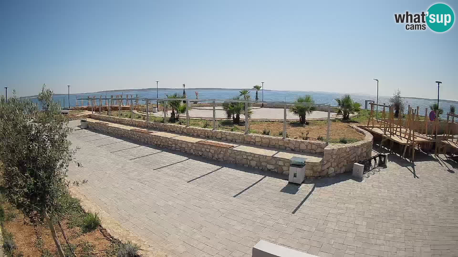 Mandre Summer Stage Webcam – Velika điga | Pag Island
