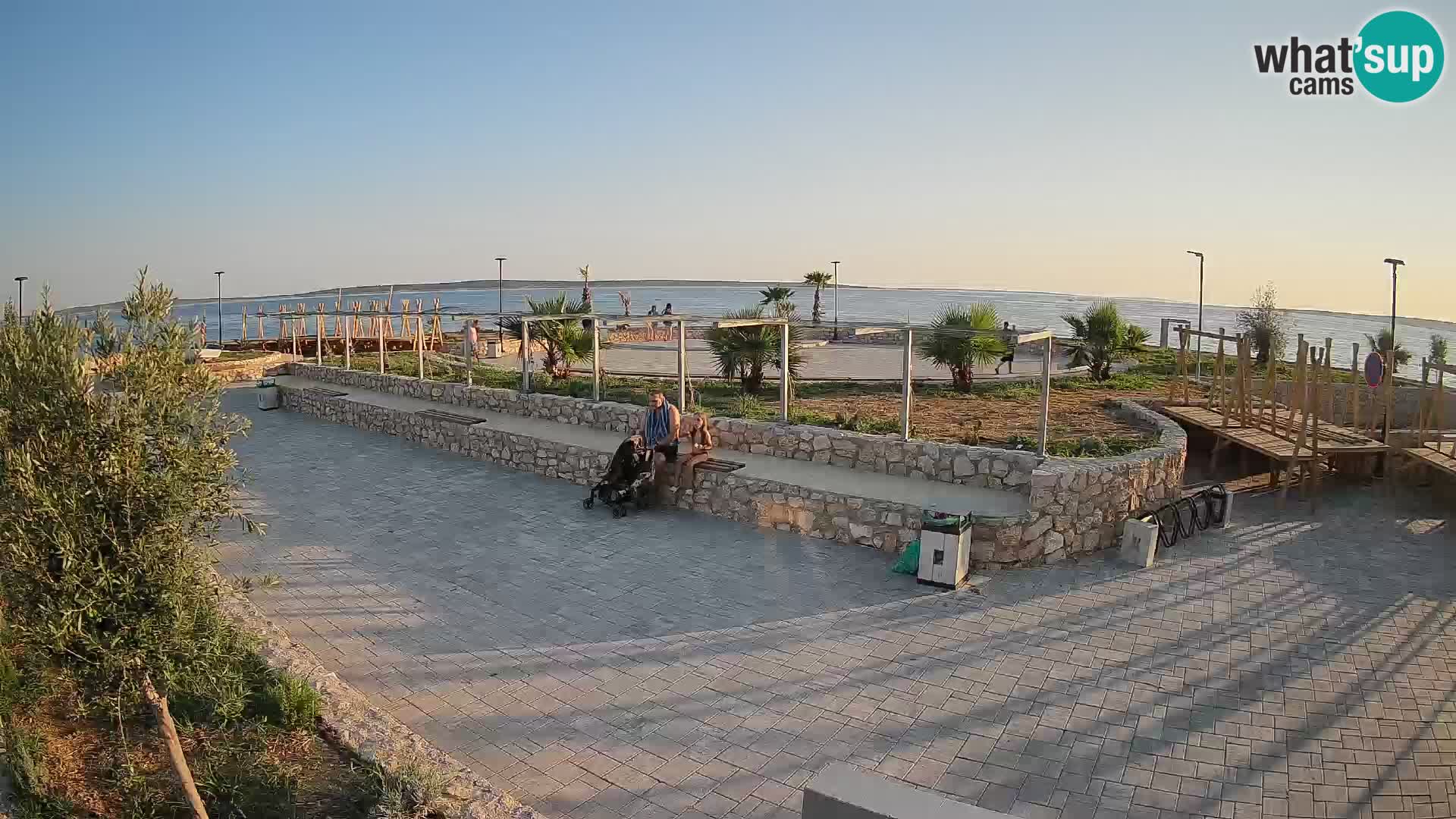 Webcam Mandre – Scène estivale Velika điga | Île de Pag