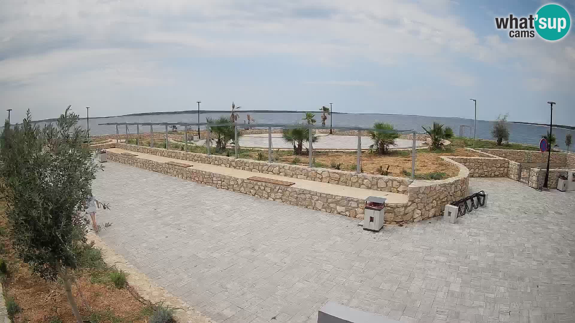 Webcam Mandre – Escenario de verano Velika điga | Isla de Pag