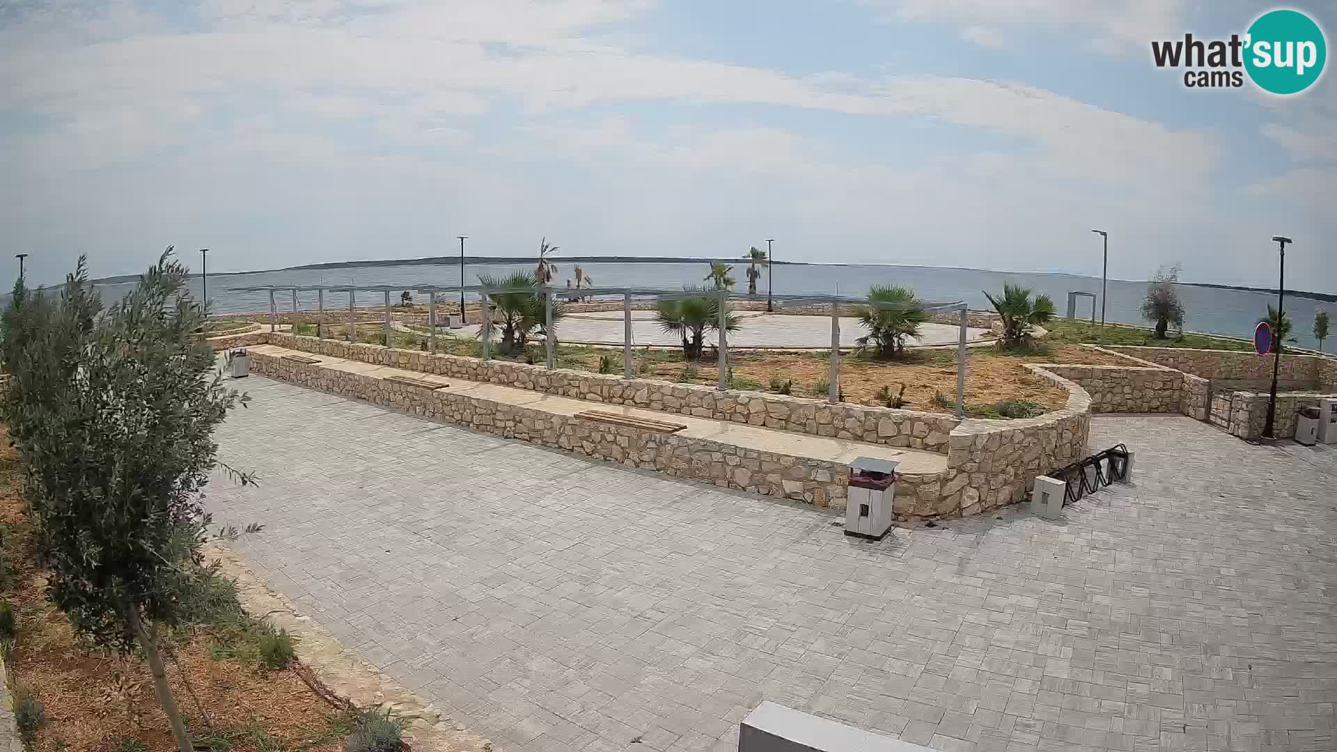 Webcam Mandre – Escenario de verano Velika điga | Isla de Pag