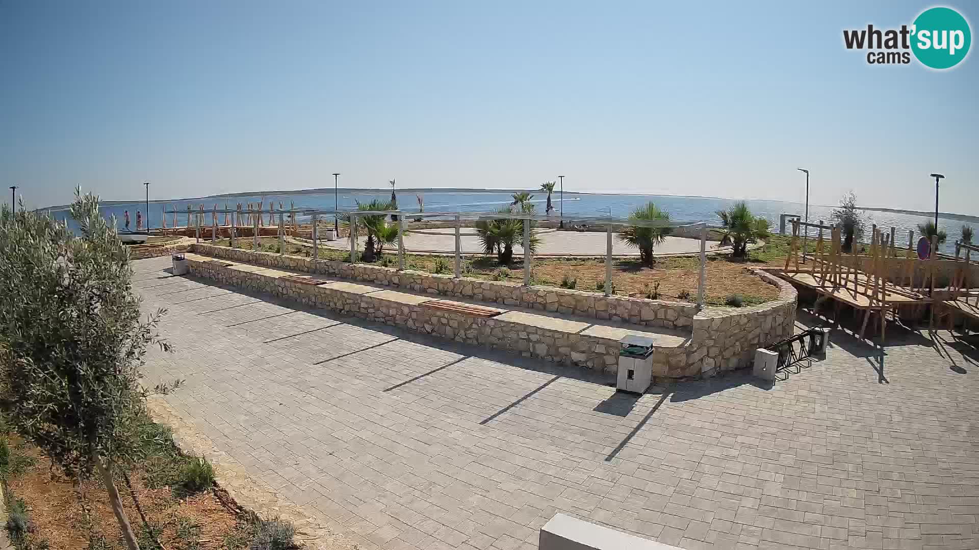 Webcam Mandre – Escenario de verano Velika điga | Isla de Pag