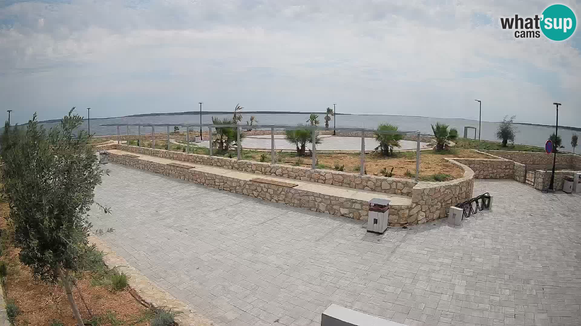 Webcam Mandre – Escenario de verano Velika điga | Isla de Pag