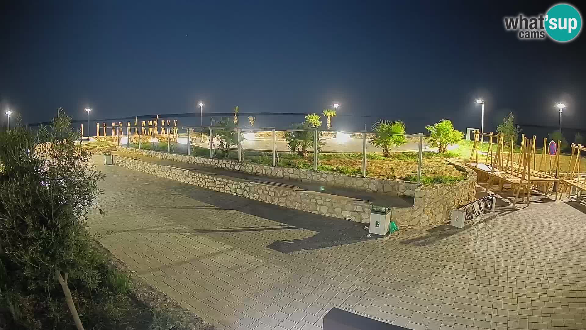 Webcam Mandre – Escenario de verano Velika điga | Isla de Pag