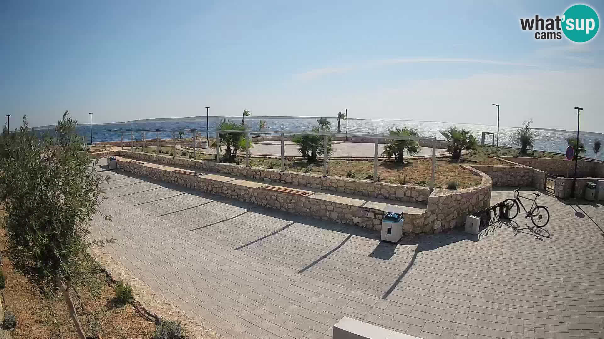 Webcam Mandre – Escenario de verano Velika điga | Isla de Pag