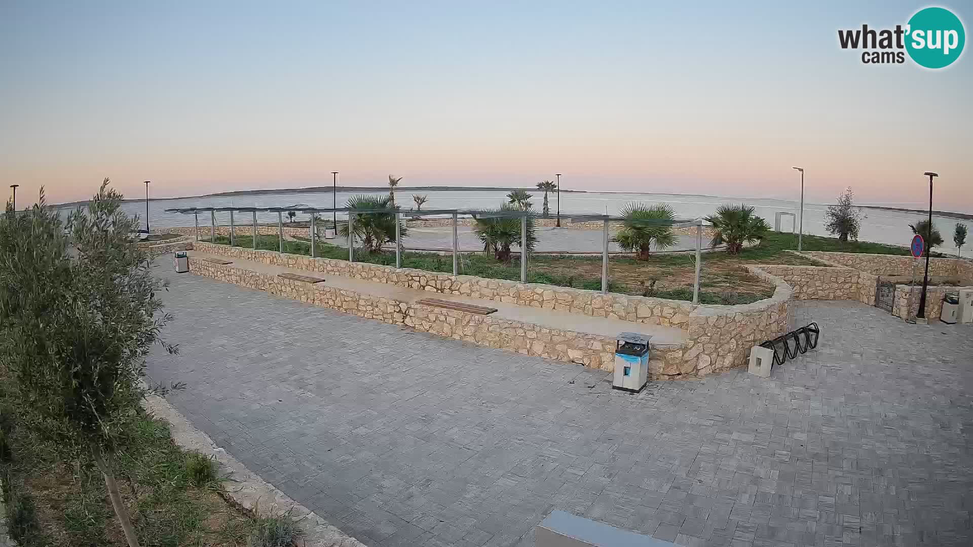 Webcam Mandre – Escenario de verano Velika điga | Isla de Pag