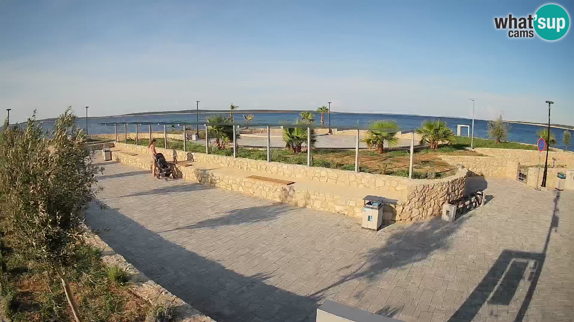 Webcam Mandre – Escenario de verano Velika điga | Isla de Pag