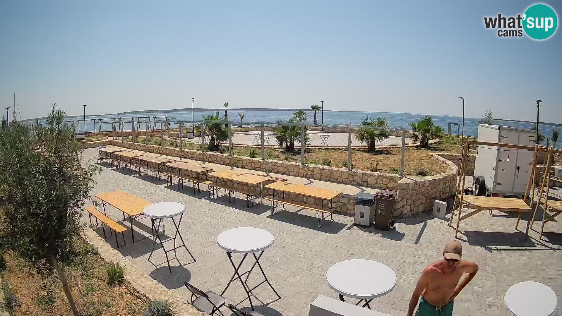 Mandre Summer Stage Webcam – Velika điga | Pag Island