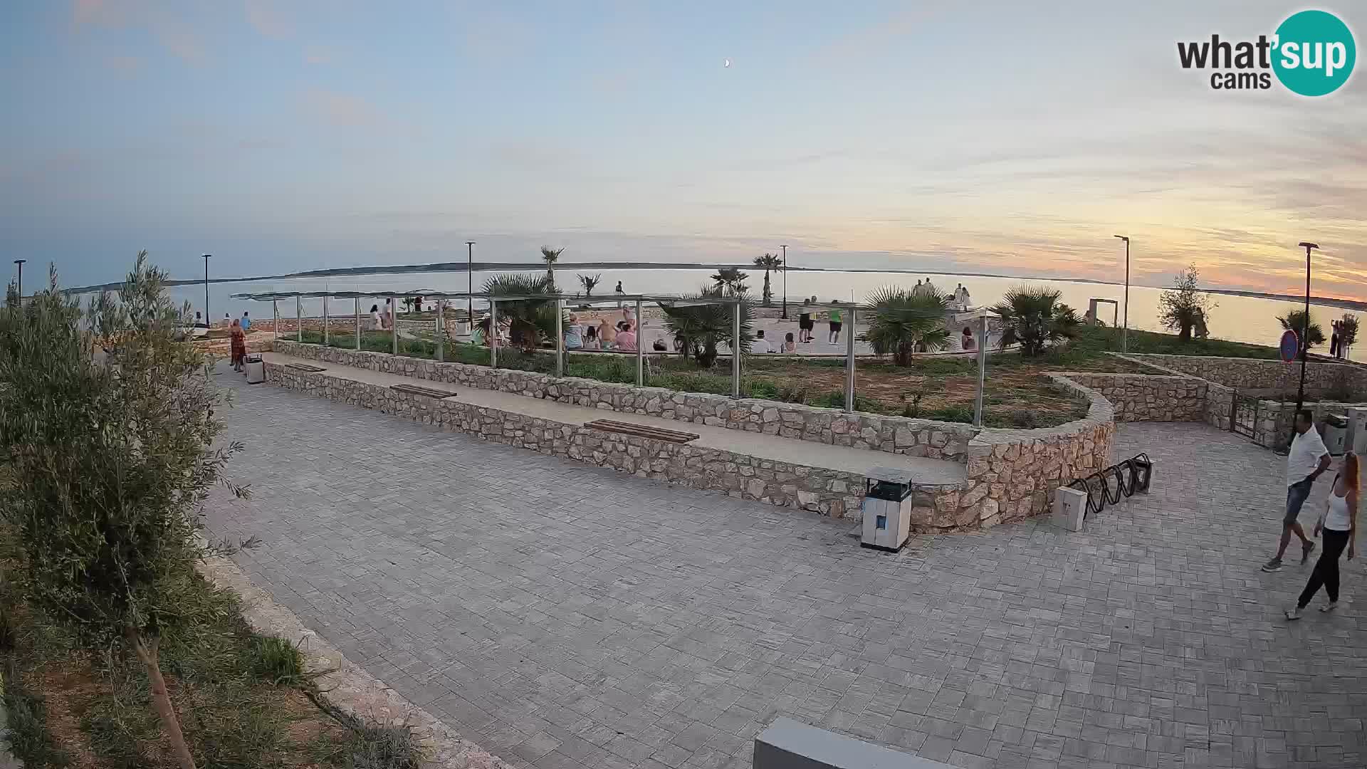 Webcam Mandre – Escenario de verano Velika điga | Isla de Pag