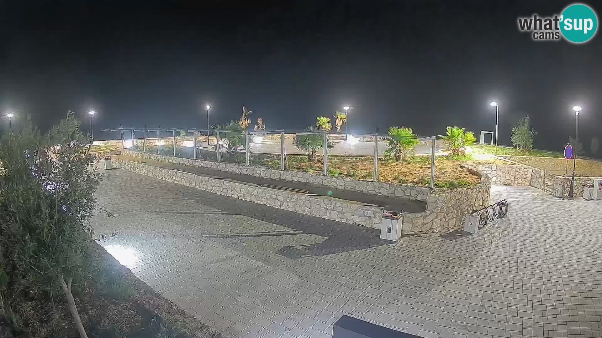Webcam Mandre – Scène estivale Velika điga | Île de Pag