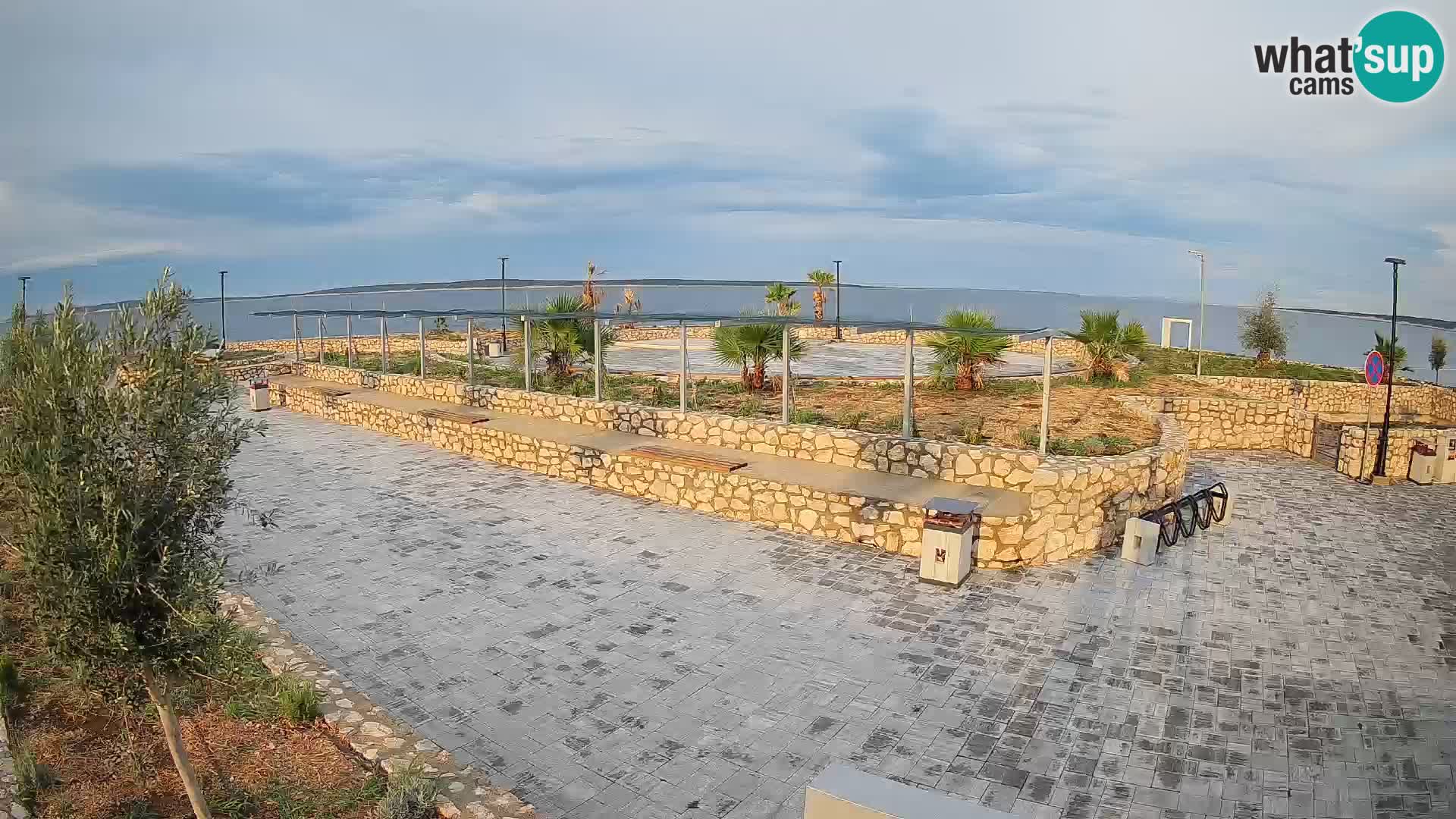 Webcam Mandre – Escenario de verano Velika điga | Isla de Pag
