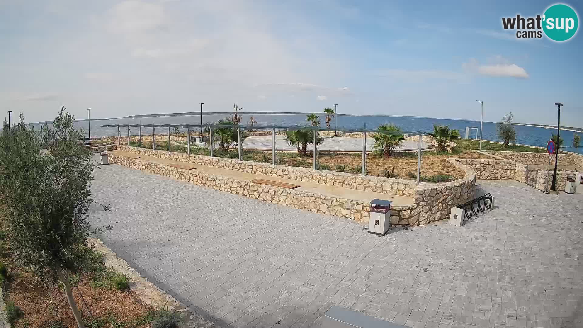 Webcam Mandre – Escenario de verano Velika điga | Isla de Pag
