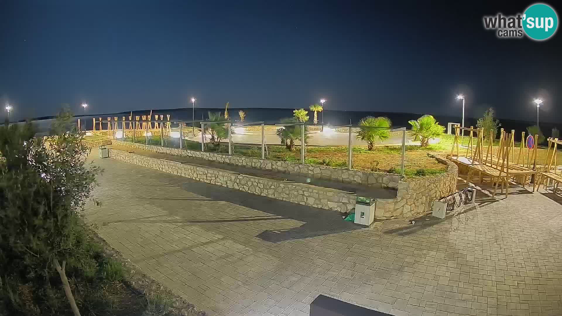 Webcam Mandre – Scène estivale Velika điga | Île de Pag