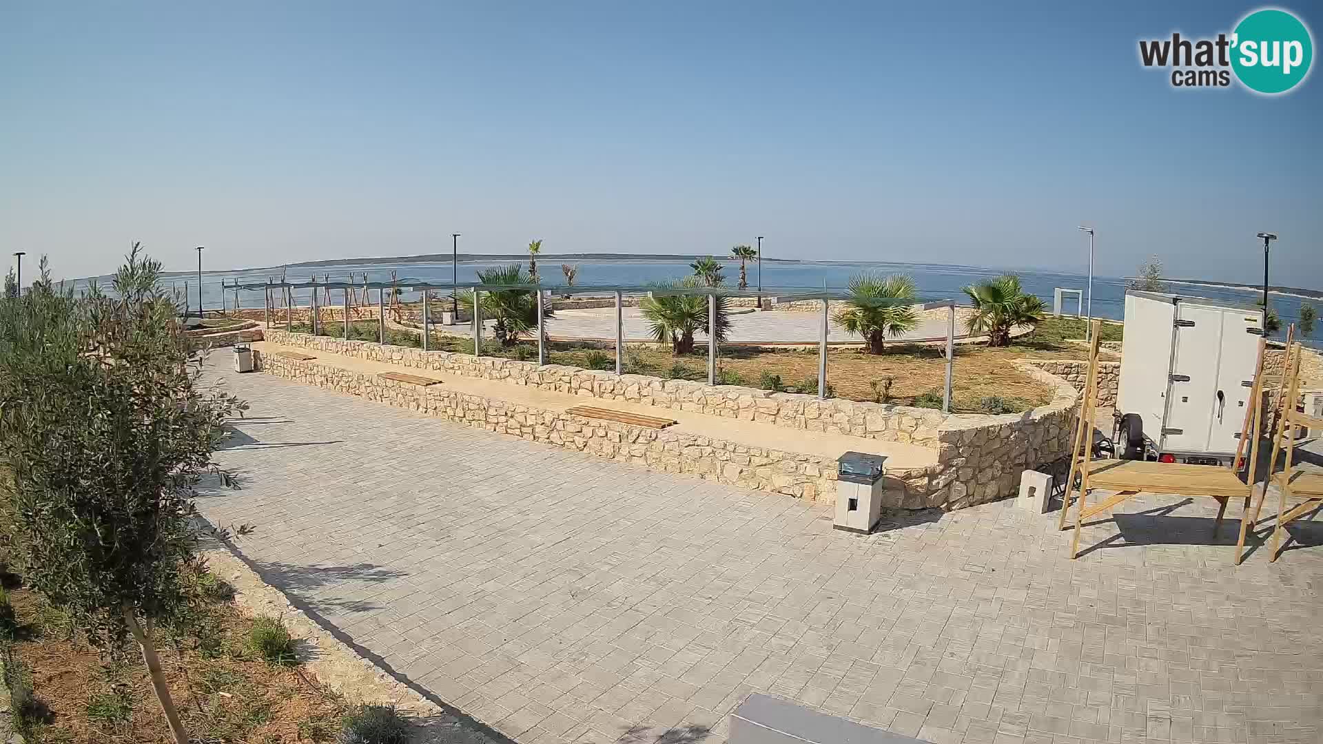 Mandre Summer Stage Webcam – Velika điga | Pag Island