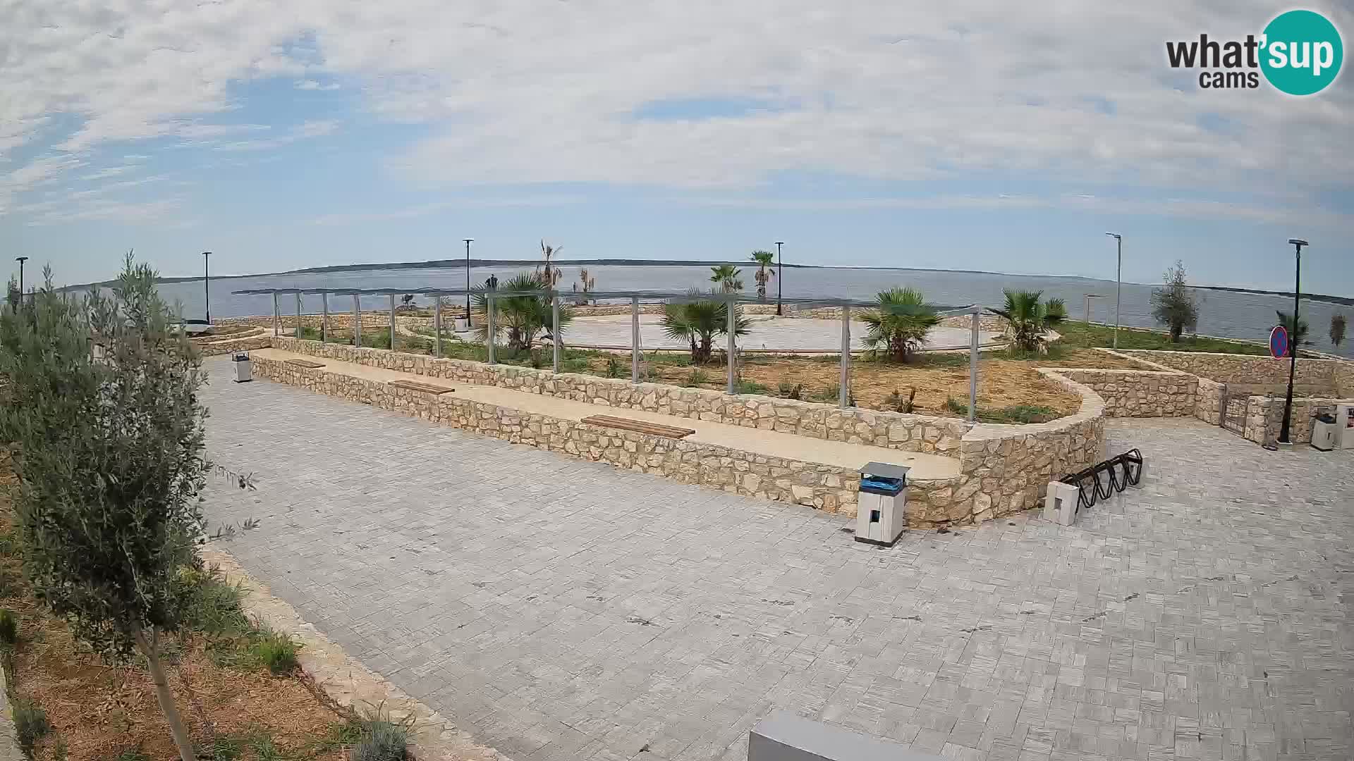 Webcam Mandre – Escenario de verano Velika điga | Isla de Pag