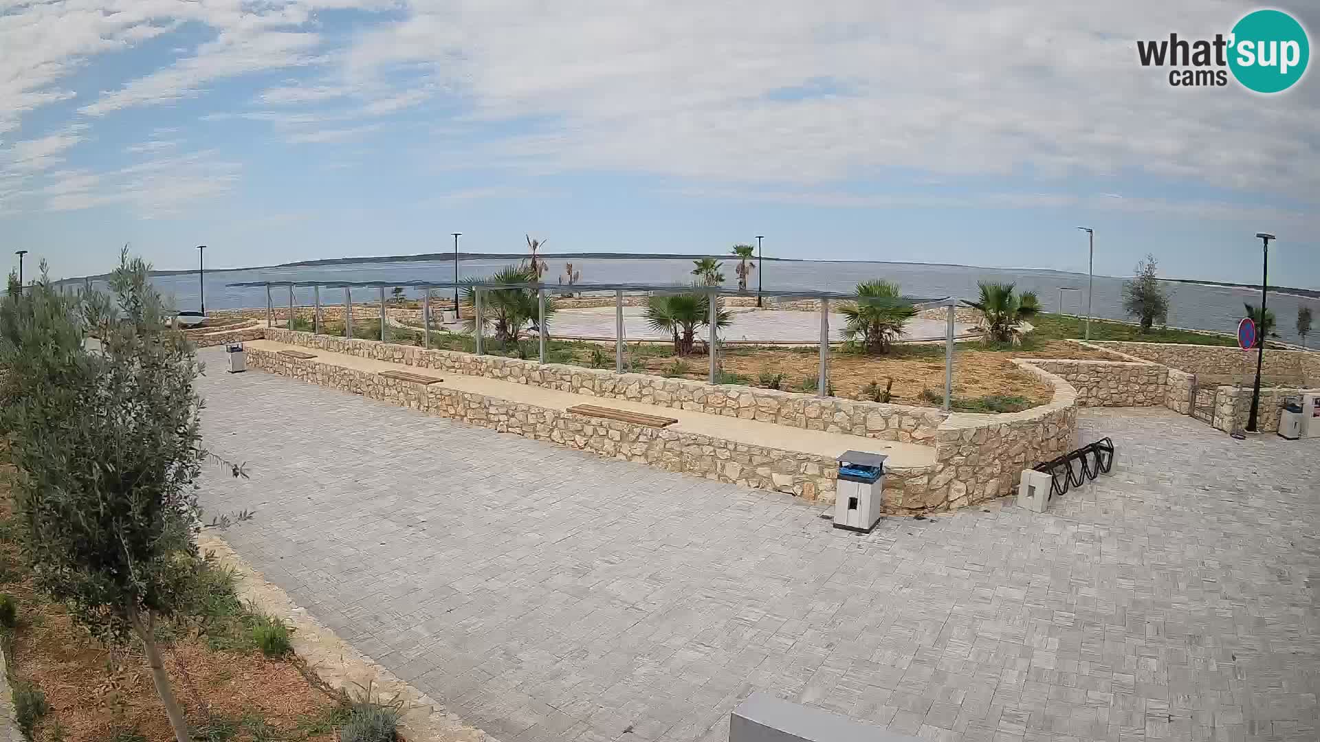 Webcam Mandre – Escenario de verano Velika điga | Isla de Pag
