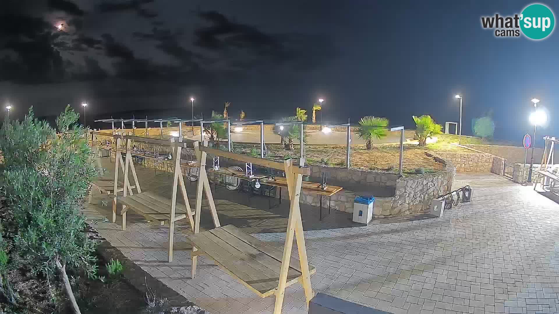Webcam Mandre – Scène estivale Velika điga | Île de Pag