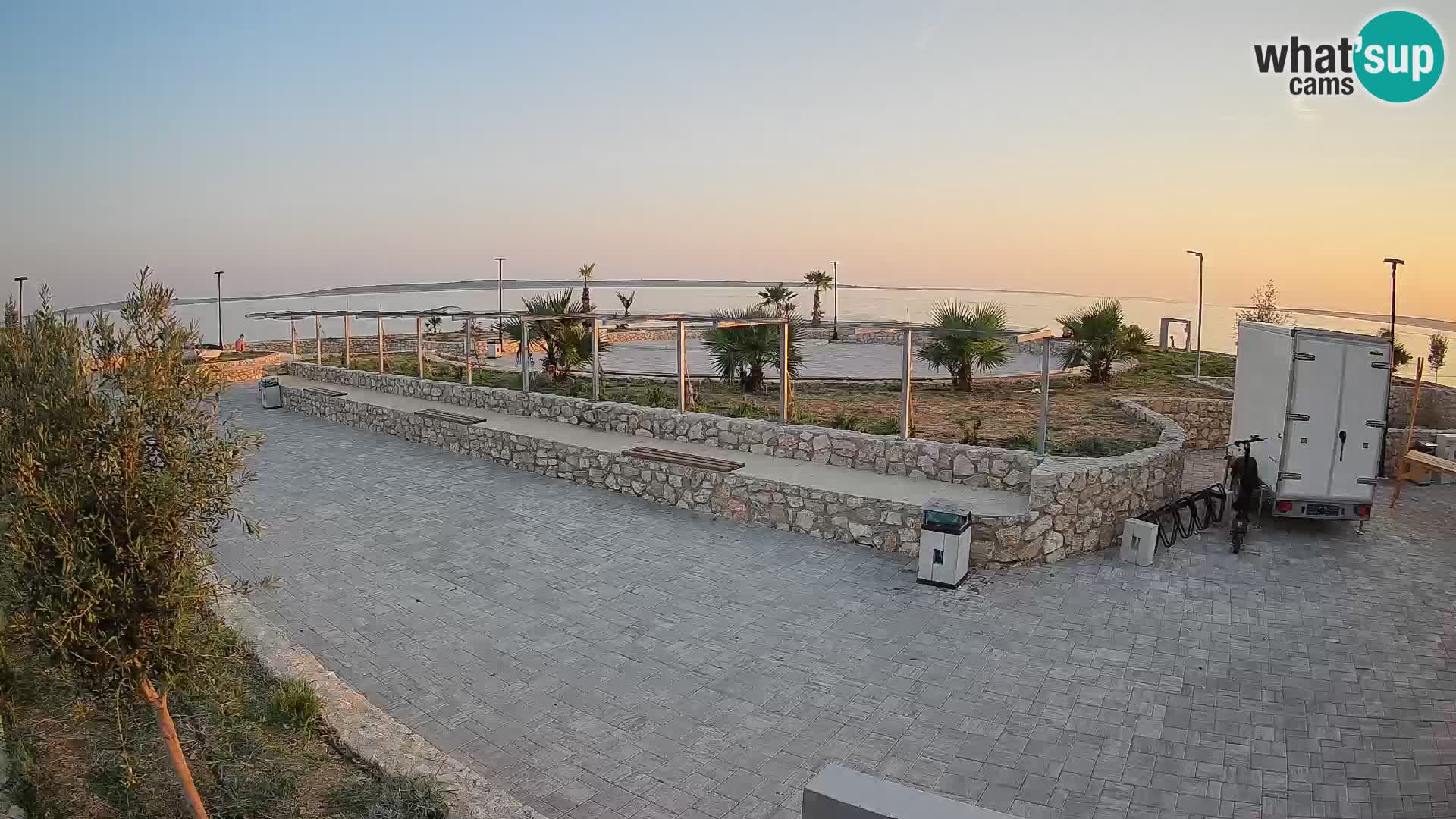 Webcam Mandre – Scène estivale Velika điga | Île de Pag