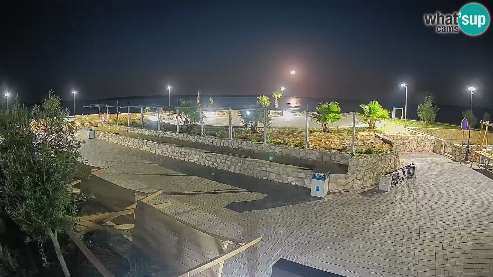Webcam Mandre – Palco estivo Velika điga | Isola di Pag