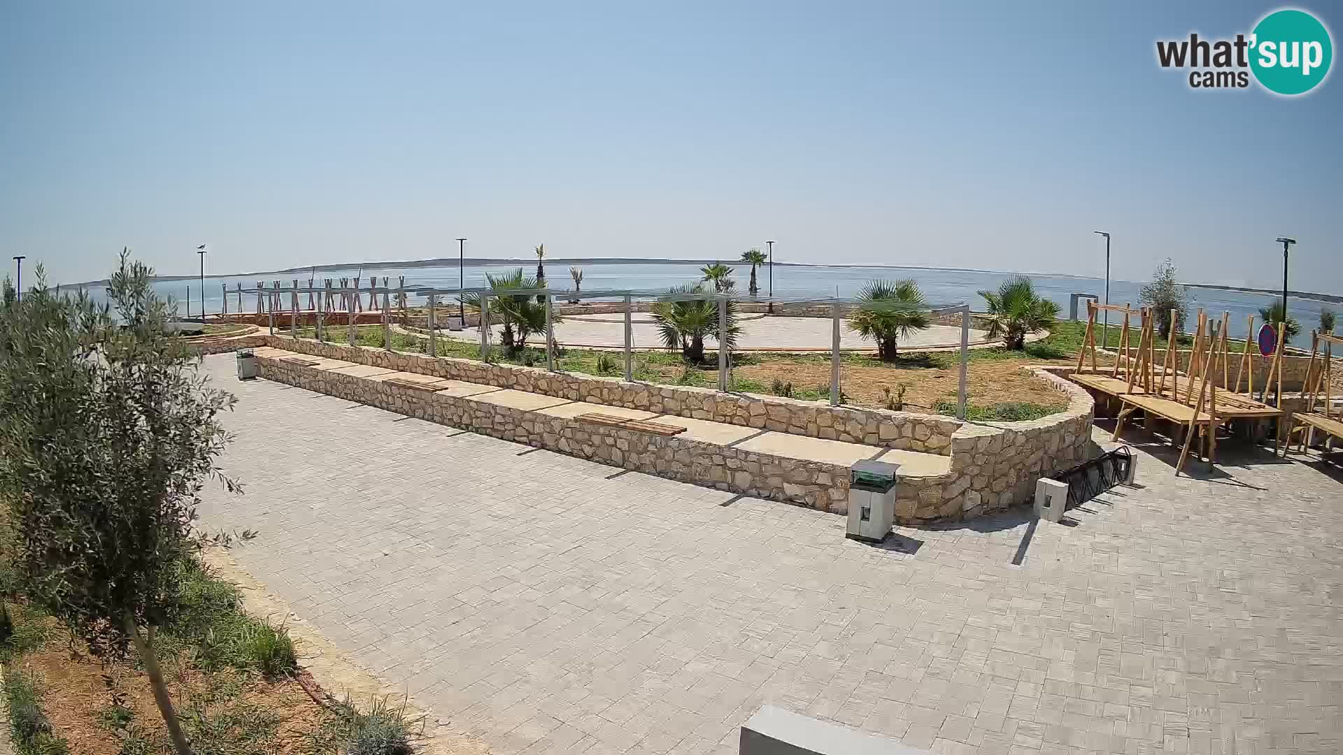 Webcam Mandre – Palco estivo Velika điga | Isola di Pag