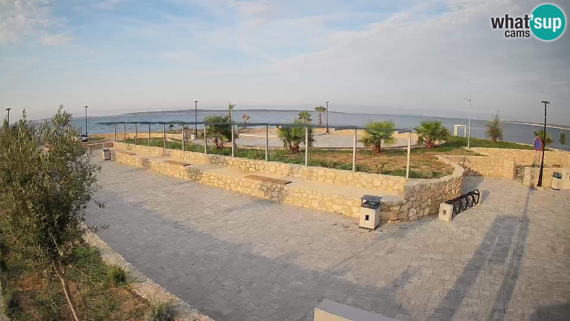 Webcam Mandre – Escenario de verano Velika điga | Isla de Pag