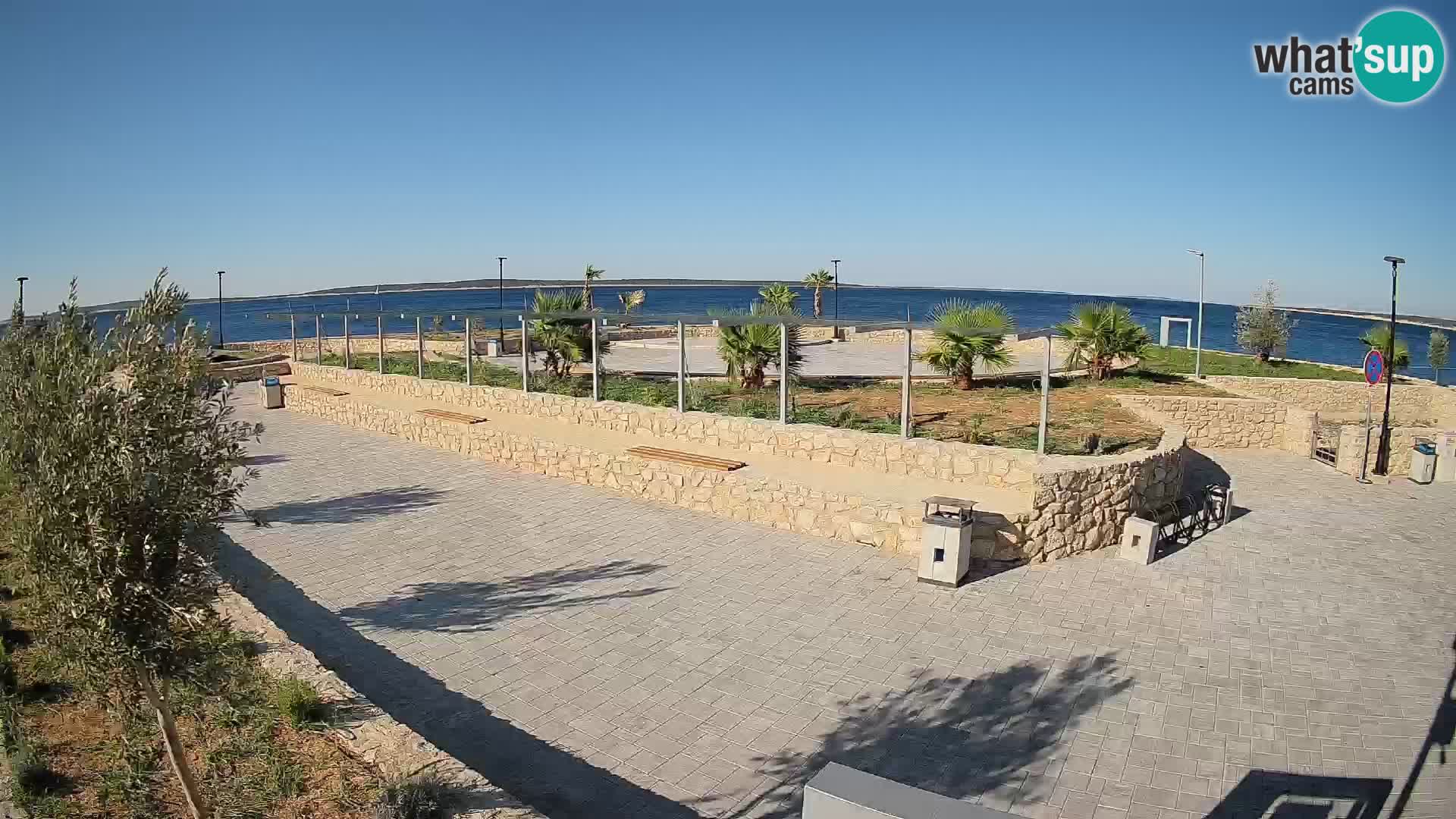 Webcam Mandre – Escenario de verano Velika điga | Isla de Pag